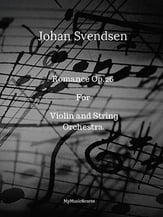 Svendsen Romance Op. 26 for Violin and String Orchestra Orchestra sheet music cover